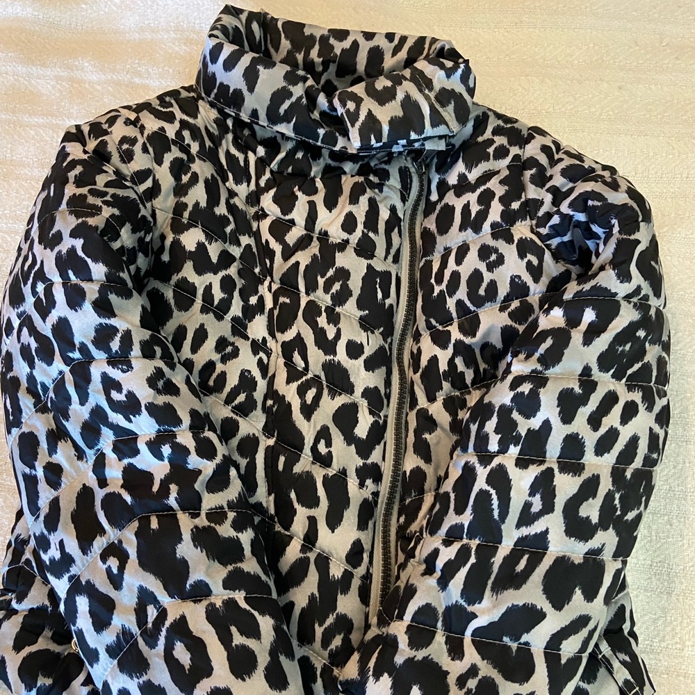 Toddler’s animal print winter jacket